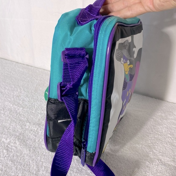 Vintage Darkwing Duck Insulated Lunch Bag Lunchbox with Original Yellow Thermos - Picture 6 of 16